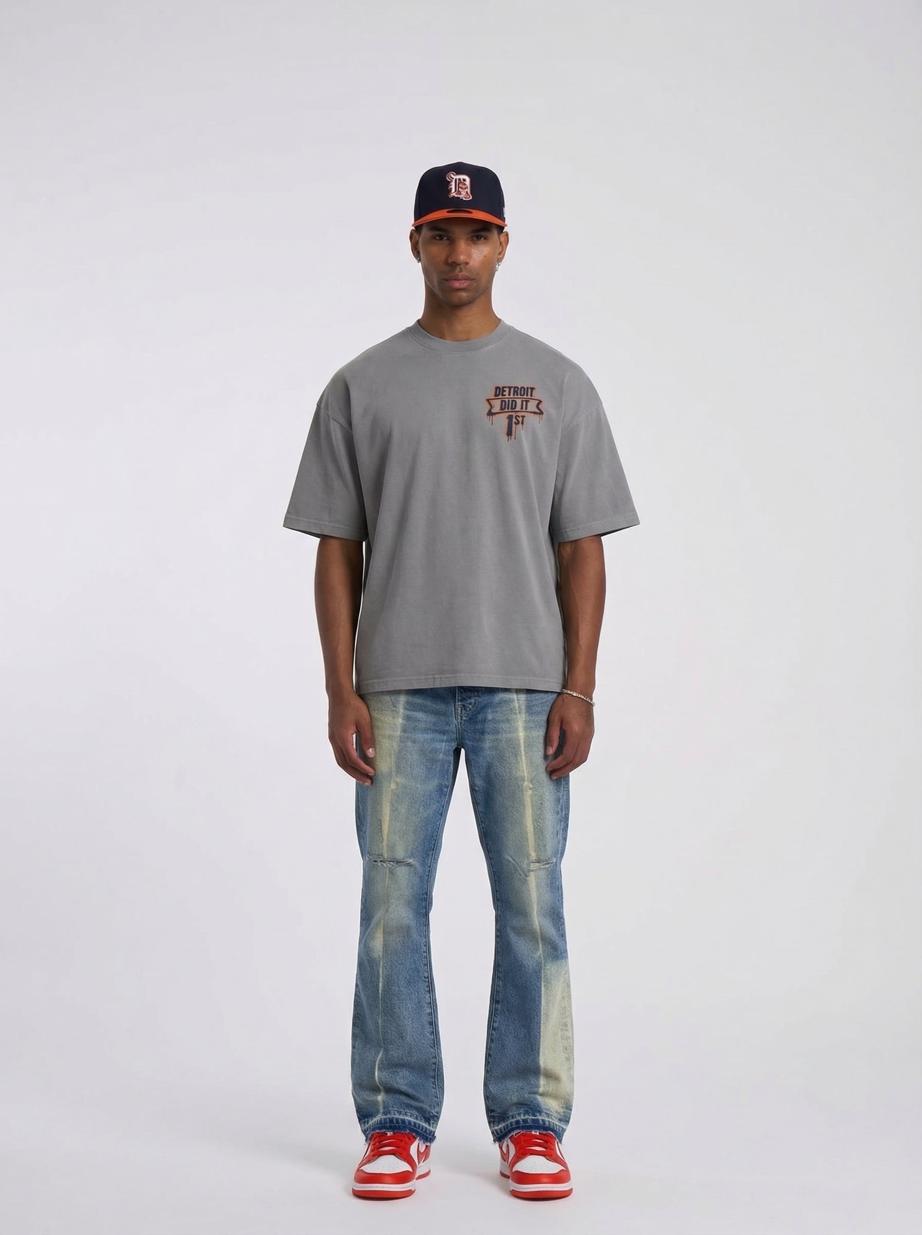 Gray Prayer Tee