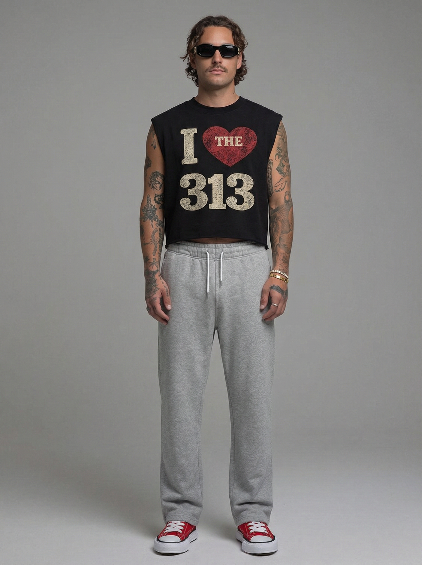 Mens Love 313 Boxy Tank Top